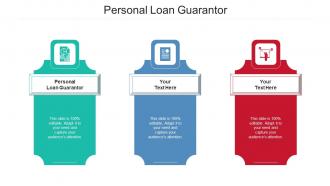 Personal Loan Guarantor Ppt Powerpoint Presentation Portfolio Mockup Cpb