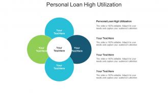 Personal loan high utilization ppt powerpoint presentation infographics clipart images cpb