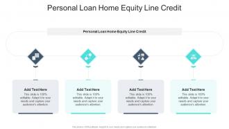 Personal Loan Home Equity Line Credit In Powerpoint And Google Slides Cpb