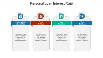 Personal loan interest rate ppt powerpoint presentation icon example cpb