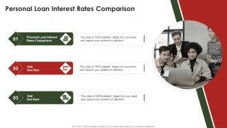 Personal Loan Interest Rates Comparison In Powerpoint And Google Slides Cpb