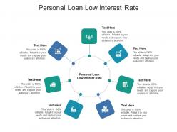 Personal loan low interest rate ppt powerpoint presentation file background designs cpb