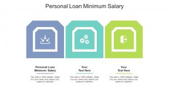 Personal loan minimum salary ppt powerpoint presentation ideas graphics tutorials cpb