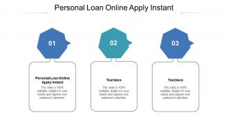 Personal loan online apply instant ppt powerpoint presentation professional ideas cpb