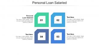 Personal loan salaried ppt powerpoint presentation icon templates cpb