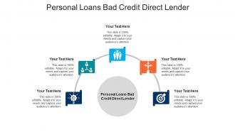 Personal loans bad credit direct lender ppt powerpoint presentation layouts example cpb