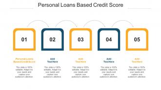 Personal Loans Based Credit Score In Powerpoint And Google Slides Cpb