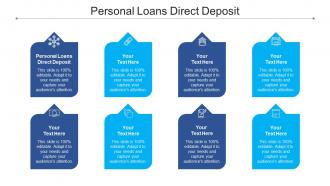 Personal loans direct deposit ppt powerpoint presentation styles clipart images cpb