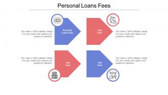 Personal loans fees ppt powerpoint presentation infographics infographics cpb
