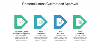 Personal loans guaranteed approval ppt powerpoint presentation styles aids cpb