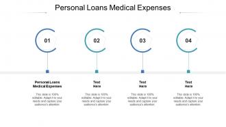 Personal loans medical expenses ppt powerpoint presentation professional information cpb
