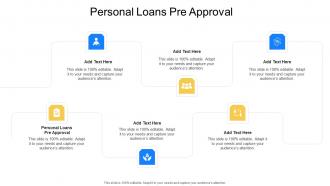 Personal Loans Pre Approval In Powerpoint And Google Slides Cpb