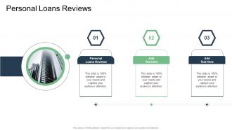 Personal Loans Reviews In Powerpoint And Google Slides Cpb