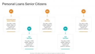 Personal Loans Senior Citizens In Powerpoint And Google Slides Cpb
