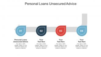 Personal loans unsecured advice ppt powerpoint presentation ideas microsoft cpb