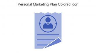 Personal Marketing Plan Colored Icon In Powerpoint Pptx Png And Editable Eps Format