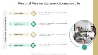 Personal Mission Statement Examples Life In Powerpoint And Google Slides Cpb