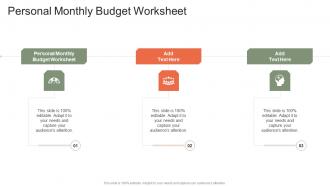Personal Monthly Budget Worksheet In Powerpoint And Google Slides Cpb