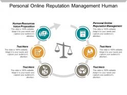Personal online reputation management human resources value proposition cpb