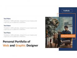 Personal portfolio of web and graphic designer