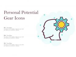 Personal Potential Gear Icons