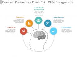 Personal preferences powerpoint slide backgrounds