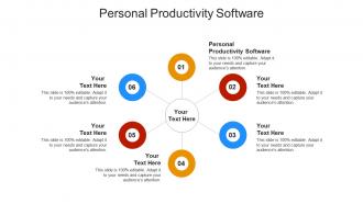 Personal productivity software ppt powerpoint presentation model graphics cpb