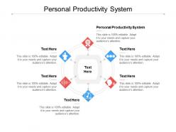 Personal productivity system ppt powerpoint presentation gallery ideas cpb
