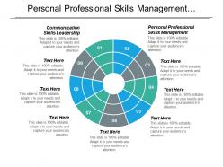 Personal professional skills management communication skills leadership organizational skills cpb