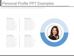 Personal profile ppt examples