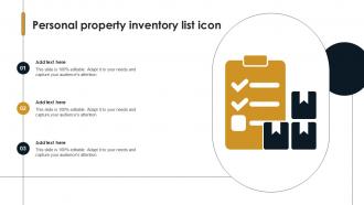 Personal Property Inventory List Icon