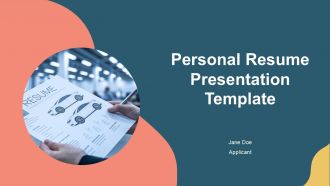 Personal Resume Presentation Template PPT Graphics AT Personal Resume Presentation Template PPT Graphics AT
