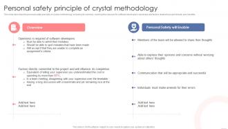Personal Safety Principle Of Crystal Methodology Agile Crystal Methodology IT