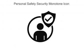 Personal Safety Security Monotone Icon In Powerpoint Pptx Png And Editable Eps Format