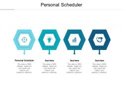 Personal scheduler ppt powerpoint presentation pictures example cpb
