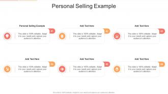 Personal Selling Example In Powerpoint And Google Slides Cpb