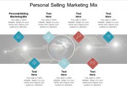 Personal selling marketing mix ppt powerpoint presentation layouts design templates cpb