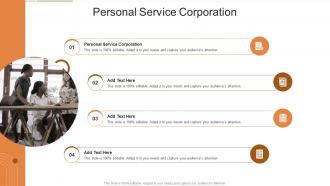 Personal Service Corporation In Powerpoint And Google Slides Cpb