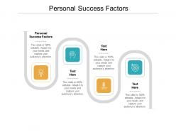 Personal success factors ppt powerpoint presentation icon ideas cpb