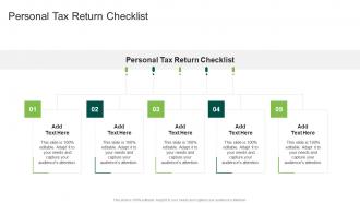 Personal Tax Return Checklist In Powerpoint And Google Slides Cpb