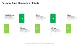 Personal Time Management Skills In Powerpoint And Google Slides Cpb