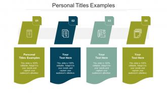 Personal Titles Examples Ppt Powerpoint Presentation Slides Background Cpb