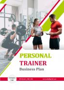 Personal Trainer Business Plan Pdf Word Document
