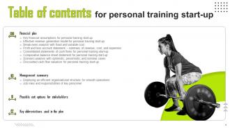 Personal Trainer Business Plan Powerpoint Presentation Slides Attractive Informative