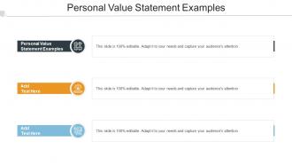 Personal Value Statement Examples In Powerpoint And Google Slides Cpb