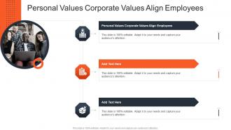 Personal Values Corporate Values Align Employees In Powerpoint And Google Slides Cpb