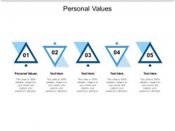 Personal values ppt powerpoint presentation pictures cpb