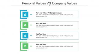 Personal Values Vs Company Values In Powerpoint And Google Slides Cpb