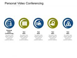Personal video conferencing ppt powerpoint presentation infographics ideas cpb