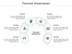 Personal weaknesses ppt powerpoint presentation ideas examples cpb